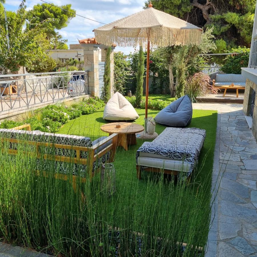 Augoustinos Silver - Sea Side Luxury Apartments Artemida  Exterior foto
